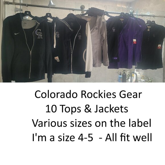 Antigua Tops - Colorado Rockies Gear - 10 Items - Some NWT - Size S